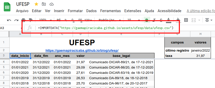 Google Sheets